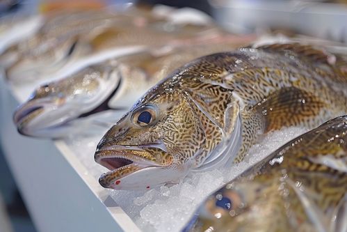 生鮮海鮮水產(chǎn)鱈魚(yú)食材 攝影圖